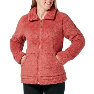 Free Country Women's Outbound Heather Butter Pile Fleece Jacket Soft Sz‎ 2XL